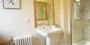 Bathroom at Melmerby Hall in Melmerby, Cumbria