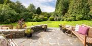 Outside Seating and Views from Low Cleabarrow in Windermere, Lake District