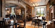 Dining Area and Decor at The Coniston Inn, Coniston, Lake District