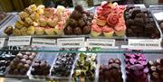 Selection of Chocolate goods from The Chocolate Factory Hawkshead in the Lake District