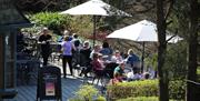 The Terrace Coffee House & Restaurant at Brantwood, Home of John Ruskin in Coniston, Lake District