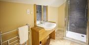 Bathroom at Elk Cottage in Glassonby, Cumbria