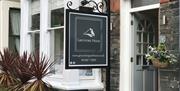 Entrance and Sign at Greystoke House in Keswick, Lake District