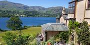 Exterior and Views over Coniston Water at Brantwood, Home of John Ruskin in Coniston, Lake District