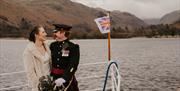 Ullswater 'Steamers' private wedding charter on Ullswater in the Lake District, Cumbria © Jenna Carpenter