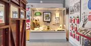Display cases at Ravenglass and Eskdale Railway Museum in Ravenglass, Cumbria © Phil Green