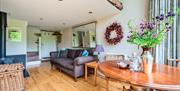 Sitting room at Upper Crumble Cottage at Crumble Cottages near Cartmel, Lake District
