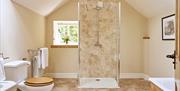 Bathroom at Stag Cottage in Melmerby, Cumbria