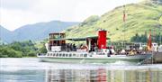 Ullswater 'Steamers' on Ullswater in the Lake District, Cumbria
