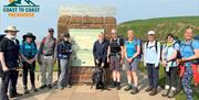 Visitors on a Walking Holiday with Coast to Coast Packhorse in the Lake District, Cumbria