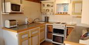 Kitchen in Wistaria Cottage in Elterwater, Lake District