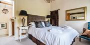 Double bedroom at Crumble Cottage at Crumble Cottages near Cartmel, Lake District