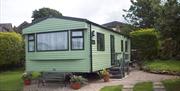 Interior of Holiday Homes for Hire at Greaves Farm Caravan Park in the Lake District, Cumbria