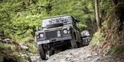 Land Rovers Driving Off-Road with Kankku in the Lake District, Cumbria