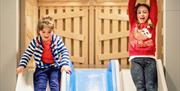 Children Playing in the Indoor Play Area at Rheged in Penrith, Cumbria