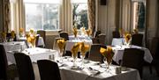 Seating at The Lonsdale Restaurant at The Keswick Country House Hotel in Keswick, Lake District