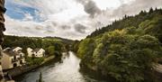 Views from Whitewater Hotel in Backbarrow, Lake District