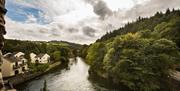 Views from Whitewater Hotel in Backbarrow, Lake District