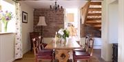 Dining Room at Jenny's Croft in Glassonby, Cumbria