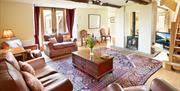 Living Room at Jenny's Croft in Glassonby, Cumbria