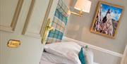 Double bedroom at Hazel Bank Country House Hotel in Rosthwaite, Lake District