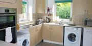 Kitchen and Laundry Machines at Roman How near Windermere, Lake District
