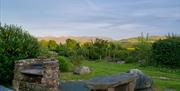 Firepit and Outdoor Seating at Southwaite Green Farm near Cockermouth, Cumbria