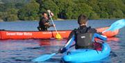 Canoe Hire at Derwentwater Marina in Keswick, Lake District