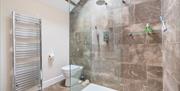Rain shower at Crumble Cottage at Crumble Cottages near Cartmel, Lake District