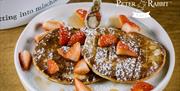 Mrs. Rabbit's Pancake Stack at The Peter Rabbit Cafe, Bowness-on-Windermere