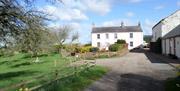 Exterior and Drive at Hullerbank Farmhouse in Talkin, Cumbria