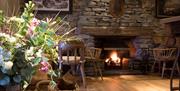 Dining Area at The Queens Head in Troutbeck, Lake District