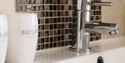 Bathroom in Kestrel Cottage at Wall Nook Cottages near Cartmel, Cumbria