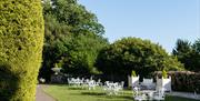 Outdoor Seating at Grange Hotel in Grange-over-Sands, Cumbria