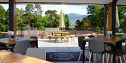 Indoor and Outdoor Seating at The Lingholm Kitchen near Keswick, Lake District