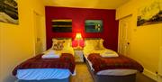 Twin Bedroom at Abbey Farm House in Lanercost, Cumbria