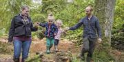 Family days out at Aira Force Woods in Matterdale, Lake District © National Trust Images, Stewart Smith