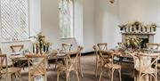 Table Settings from a Wedding at Allan Bank in Grasmere, Lake District