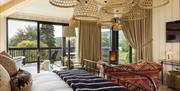 Interior and Bedroom of the Treehouse in the Oak Trees at Another Place, The Lake in Ullswater, Lake District