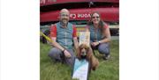 Anyone Can Posing with Cumbria Tourism Awards in the Lake District, Cumbria