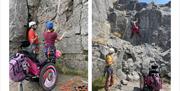 Visitors Rock Climbing with Anyone Can in the Lake District, Cumbria