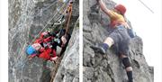 Visitors Rock Climbing with Anyone Can in the Lake District, Cumbria