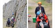 Visitors Rock Climbing with Anyone Can in the Lake District, Cumbria