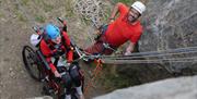 Visitors Rock Climbing with Anyone Can in the Lake District, Cumbria