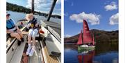 Visitors Sailing with Anyone Can in the Lake District, Cumbria