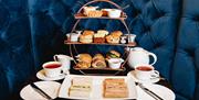 Afternoon Tea Spread from The Apple Restaurant at Applegarth Villa Hotel in Windermere, Lake District
