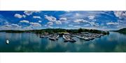 Wide Aerial View of Aquatic Quays Windermere