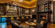 Bar at Lake View Restaurant, Armathwaite Hall Hotel and Spa in Bassenthwaite, Lake District