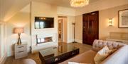 Lounge Area in a Bedroom at Armathwaite Hall Hotel and Spa in Bassenthwaite, Lake District