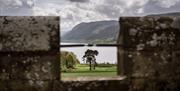 Scenic Views over Bassenthwaite Lake from Armathwaite Hall Hotel and Spa in Bassenthwaite, Lake District